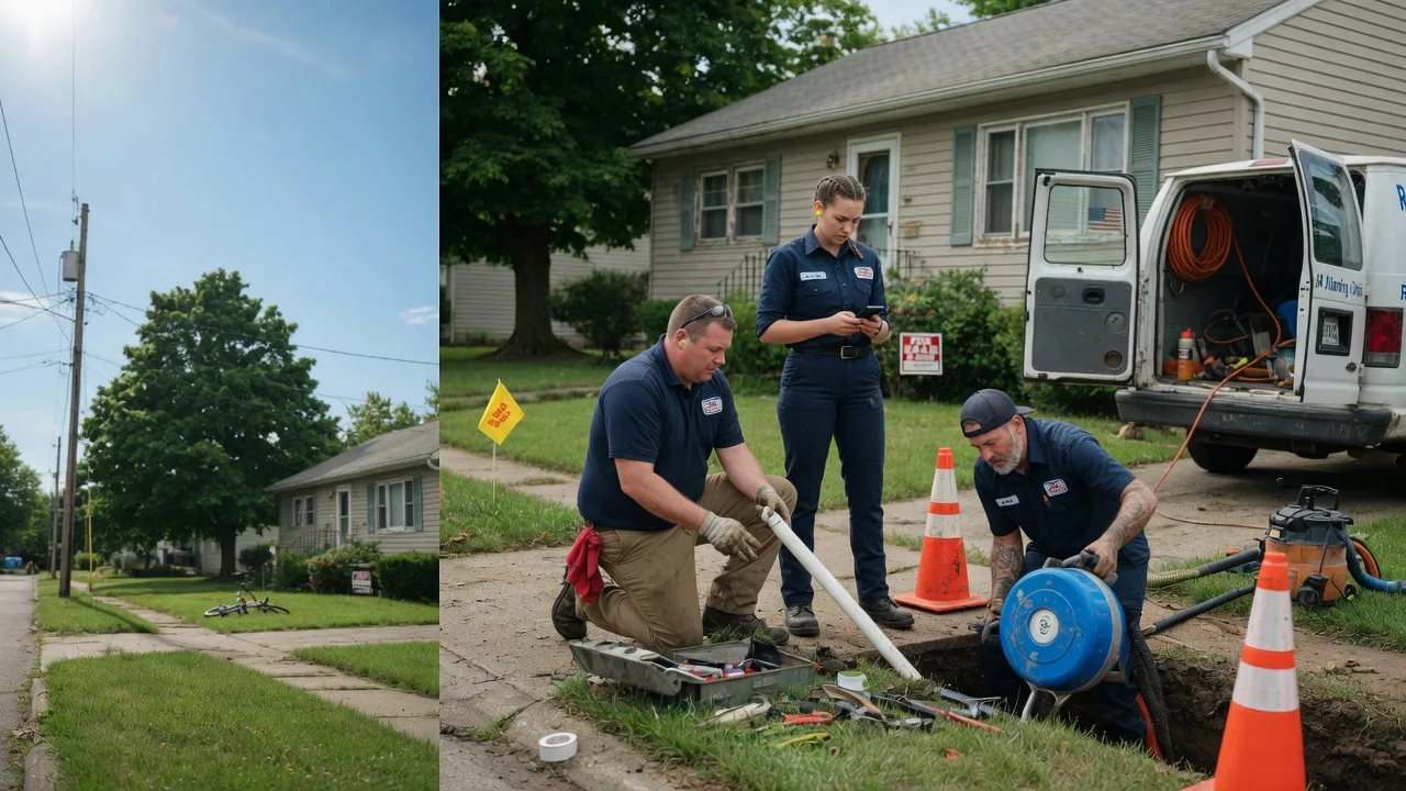 Sewer Line Repair in Liberty Center, IN near me